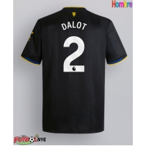 Camiseta Manchester United Diogo Dalot #2 Tercera Equipación 2025-26 manga corta
